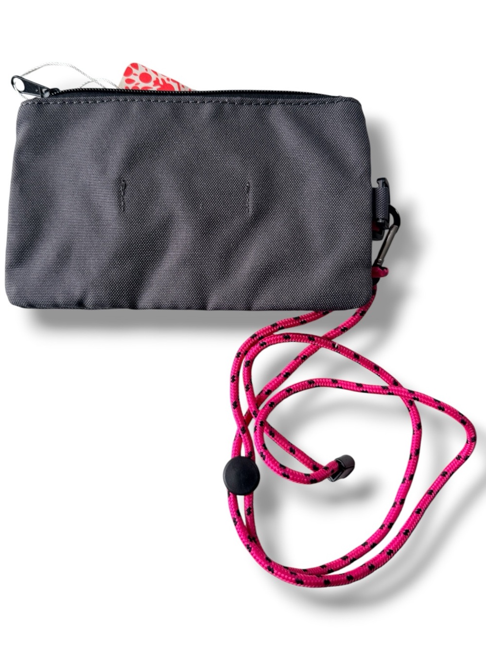 Free People Movement Half Time Double Pouch in Neon Punch Pink Gray NWT - Picture 2 of 6